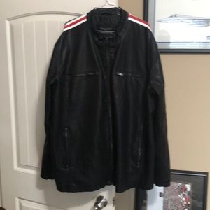 Leather biker Jacket ( worn once)